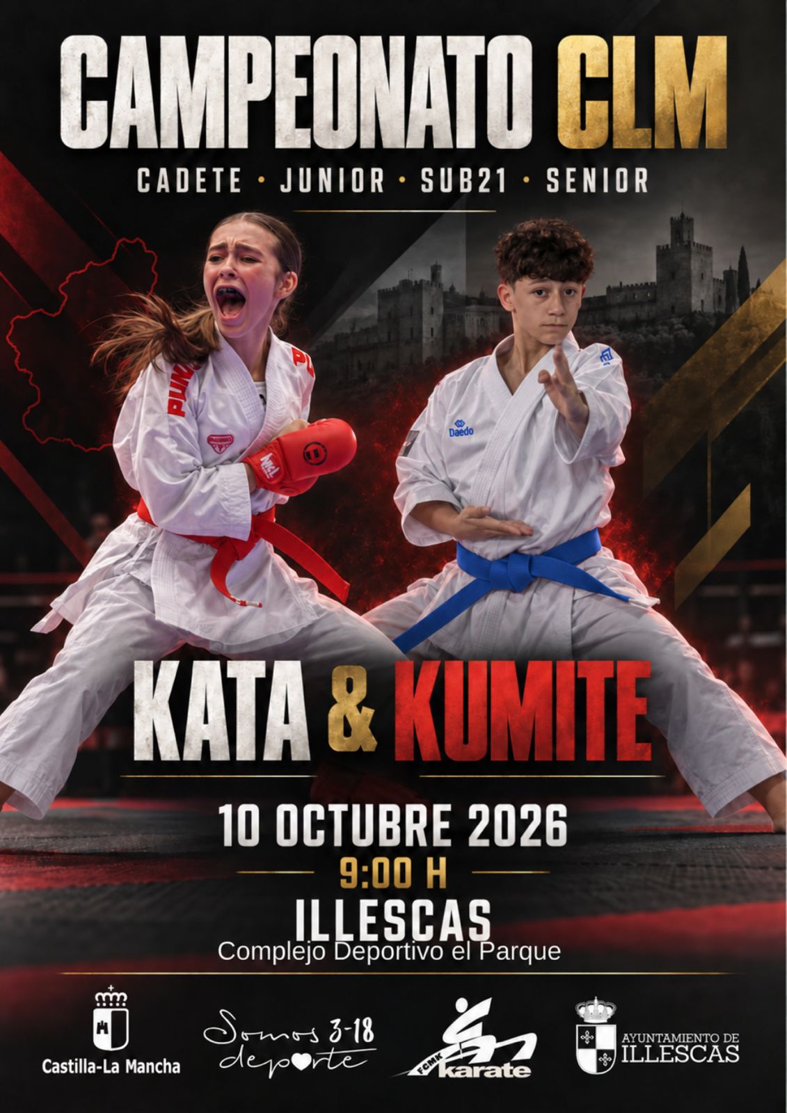 FCLMK · Campeonato Cadete·Júnior·Sub21·Sénior 2026 · 2026-10-10