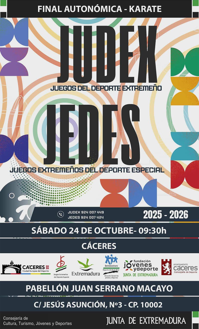 FEX · Campeonato escolar JUDEX Final Autonómica 2026 · 2026-10-24